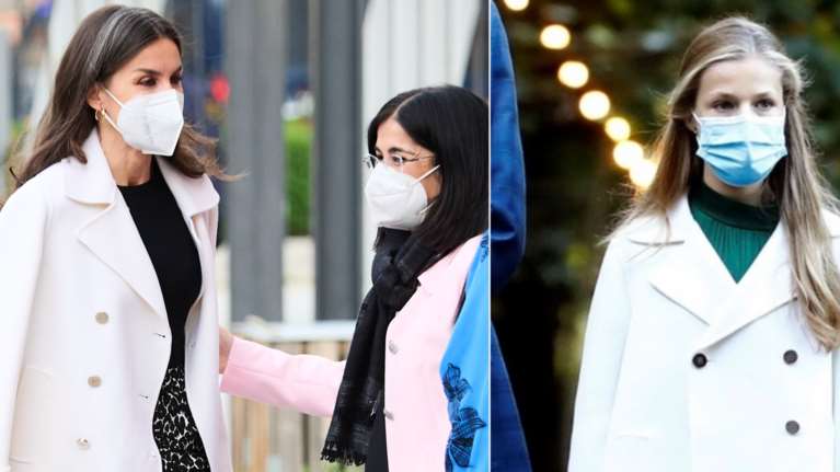 Βασίλισσα Λετίσια: Η σικάτη εμφάνιση με το λευκό σακάκι της κόρης της &amp; hot γόβες