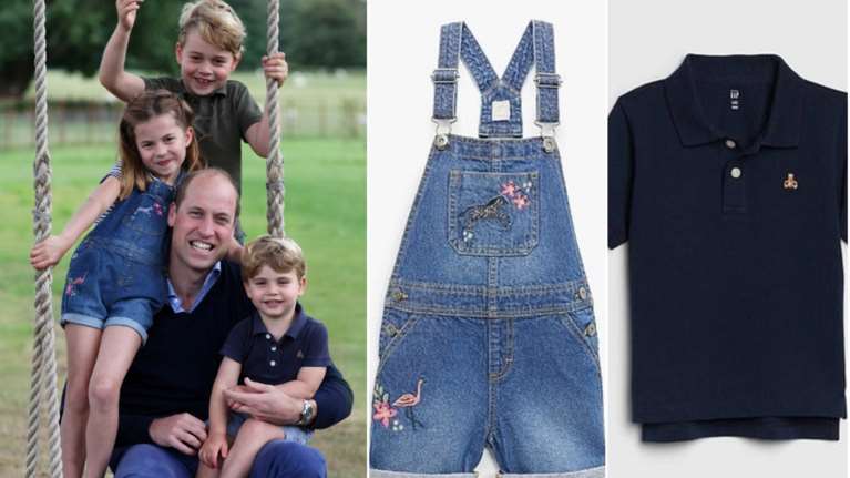 Με ρούχα 10 και 12 λιρών τα πριγκιπόπουλα στην απίθανη νέα φωτογράφηση - Τι φόρεσαν Λούις και Σάρλοτ [Εικόνες]