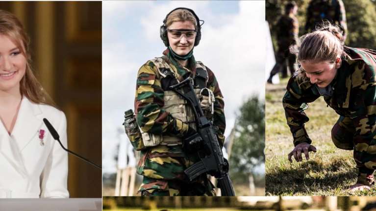 Χακί, ένα πολυβόλο &amp; καμία τιάρα: H πριγκίπισσα Ελισάβετ του Βελγίου στη λάσπη