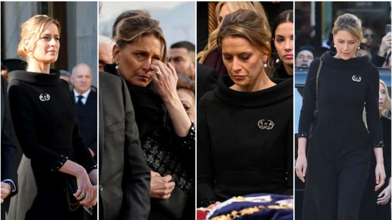 Ο θρήνος της Τατιάνας Μπλάτνικ: Η πιο σεμνή και στιλάτη παρουσία και η στιγμή που κατέρρευσε