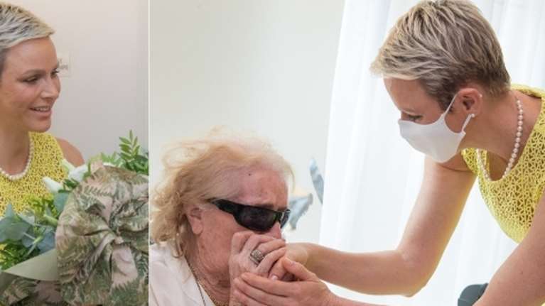 Πριγκίπισσα Σαρλίν: Η θεϊκή εμφάνιση σε στιλ Νταϊάνας - Το κροσέ κίτρινο φόρεμα και η αποθέωση