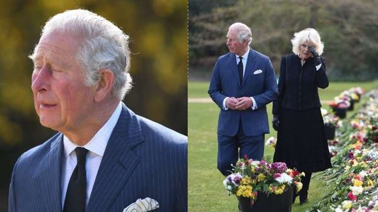 Tα δάκρυα του Κάρολου και της Καμίλα για τον θάνατο του Φίλιππου- [Εικόνες]