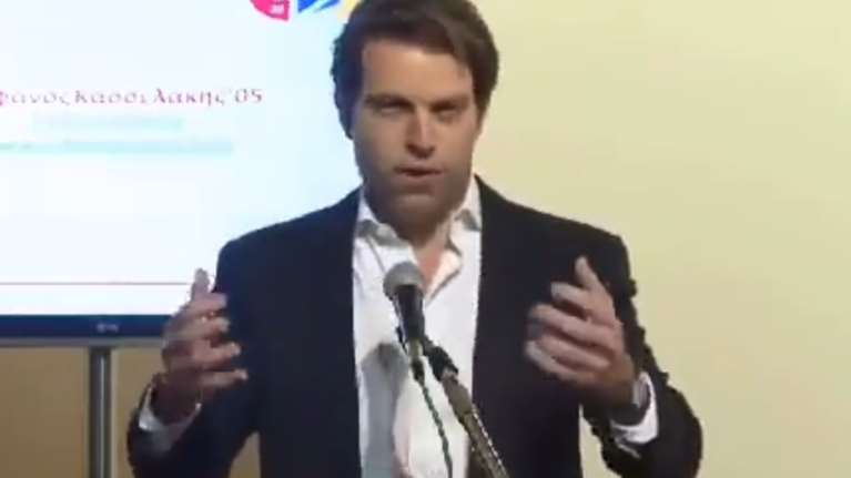 Ο Γεωργιάδης ανέβασε βίντεο με παλιά ομιλία του Κασσελάκη - "Υποστηρίζει όλα όσα ειρωνεύονταν οι Αριστεροί"