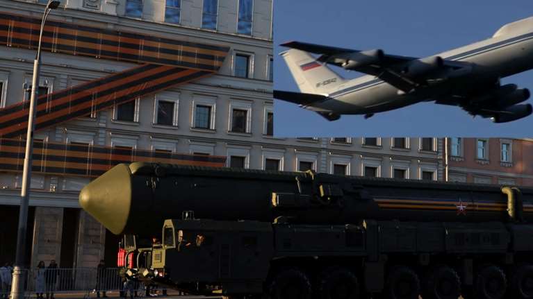 Ο Πούτιν προειδοποιεί τη Δύση για την &quot;Ημέρα της Κρίσης&quot;: Στην παρέλαση της Μόσχας πυρηνικά όπλα και το &quot;Doomsday&quot;