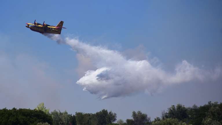 Πυρκαγιά στο Κρανίδι Αργολίδας - Σπεύδουν επίγεια και εναέρια μέσα