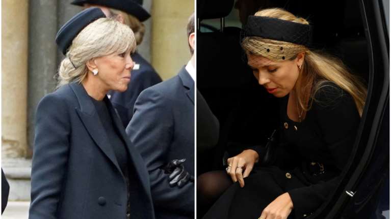 Κηδεία βασίλισσας Ελισάβετ: Η γαλλική κομψότητα της Μακρόν και τα εντυπωσιακά headpieces