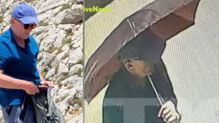 Σύμη: Ανατροπή στην εξαφάνιση του Βρετανού παρουσιαστή - Φωτογραφίες τον δείχνουν με ομπρέλα σε χωριό, εκτός μονοπατιού
