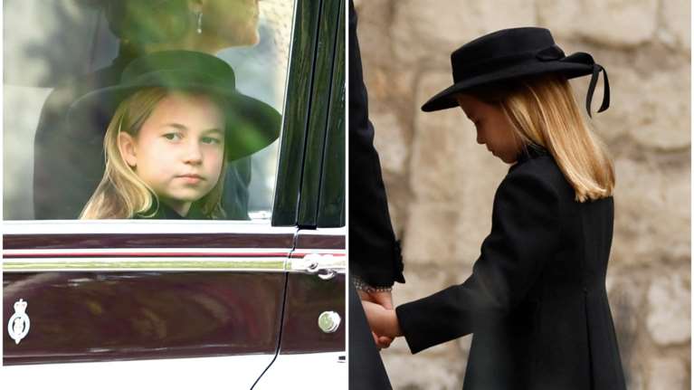 Κηδεία βασίλισσας Ελισάβετ: Το royal look της πριγκίπισσας Σάρλοτ με καπέλο και ο λυπημένος Τζορτζ