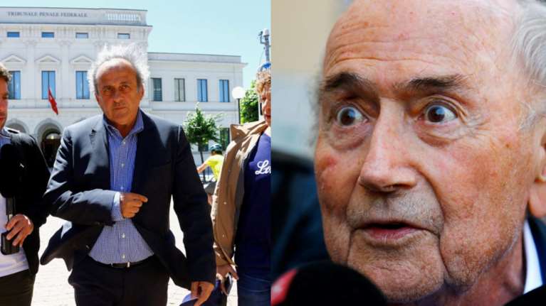 Απαλλάχθηκαν από τις κατηγορίες διαφθοράς Σεπ Μπλάτερ και Μισέλ Πλατινί