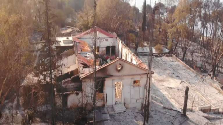 Συγκλονιστικό βίντεο: Το Club Mediterranee πριν και μετά την φωτιά στην Αχαΐα