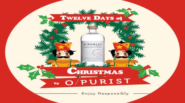 Φέτος τις γιορτές με κάθε O/Purist Cocktail σε ένα από τα 70 καλύτερα ελληνικά bar, κερασμενο το δεύτερο