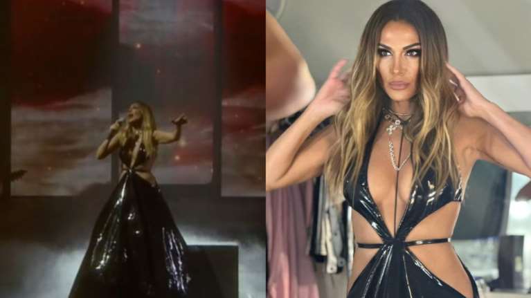 Δέσποινα Βανδή: Το εντυπωσιακό φόρεμα της Σήλιας Κριθαριώτη, που μαγνήτισε τα βλέμματα σε συναυλία [Εικόνες - Βίντεο]