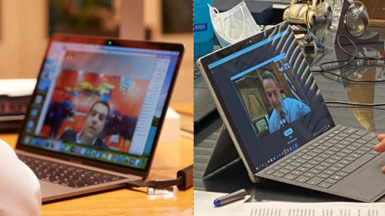 Τι ειπώθηκε στην τηλεδιάσκεψη Μητσοτάκη με Τσίπρα - Οι πρώτες φωτογραφίες