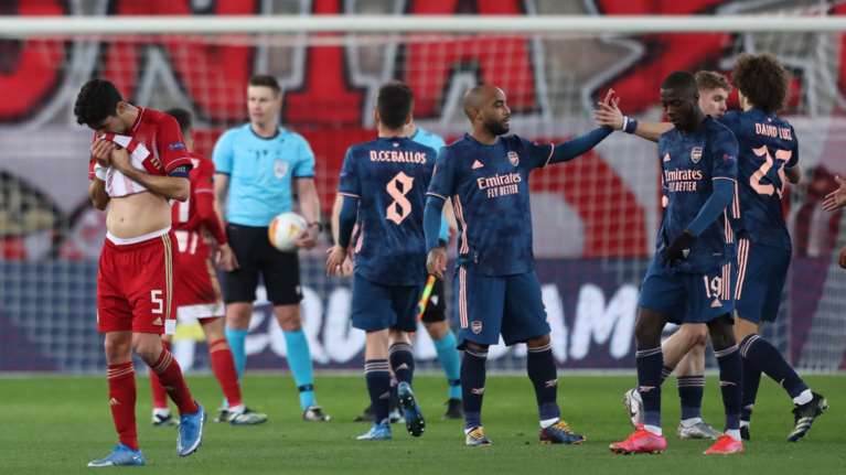 Europa League: Βαριά ήττα για τον Ολυμπιακό με 1-3 από την Άρσεναλ