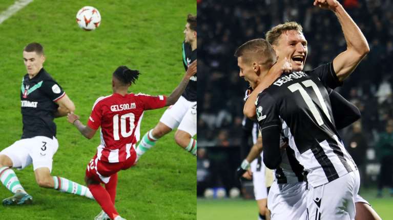 Europa League: Κόλλησε στο 0-0 με την Τβέντε ο Ολυμπιακός, ξέσπασε με 5άρα ο ΠΑΟΚ [βίντεο]