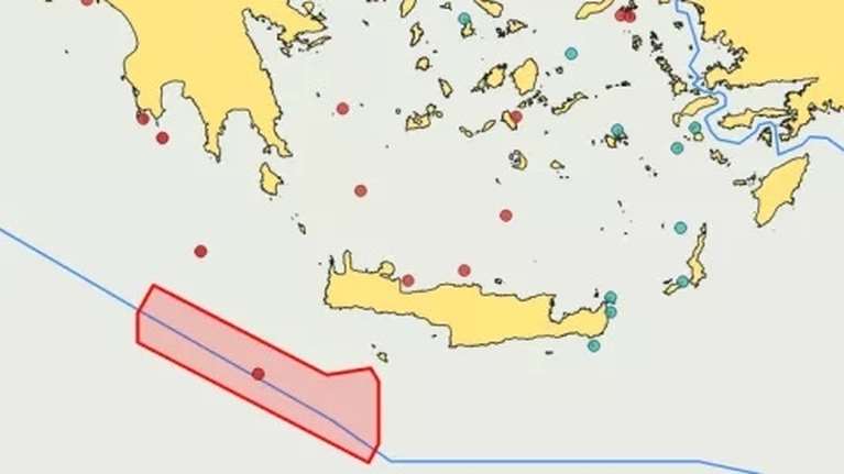 Νέα Navtex για σεισμικές έρευνες υδρογονανθράκων νοτιοδυτικά της Κρήτης