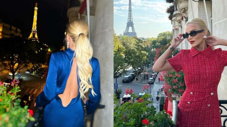 Κατερίνα Καινούργιου: Οι εντυπωσιακές φωτογραφίες από το ταξίδι στο Παρίσι - Ποζάρει με φόντο τον Πύργου του Άιφελ