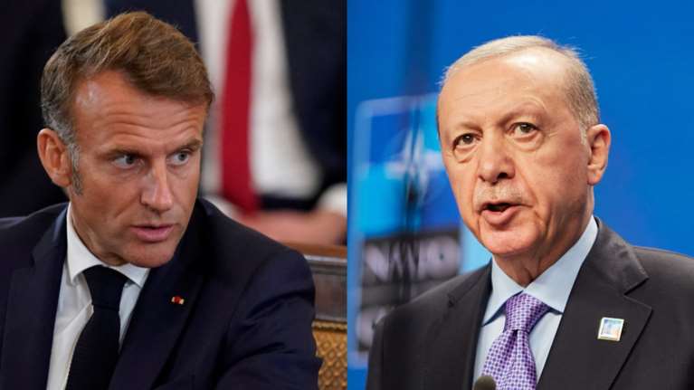 Συνομιλία Μακρόν-Ερντογάν: Στο επίκεντρο Ουκρανία και Μέση Ανατολή - "Συνεργαζόμαστε στενά..."