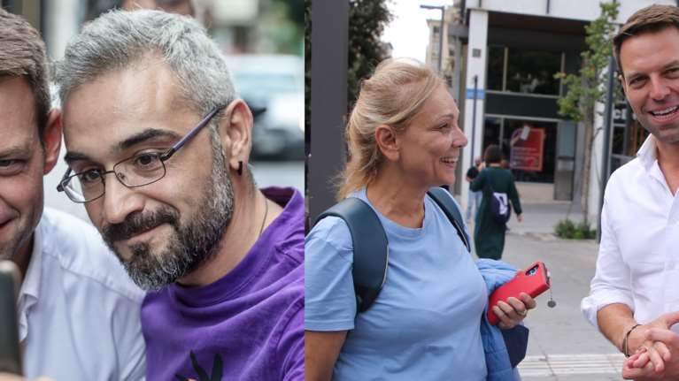 Η βόλτα Κασσελάκη στο Σύνταγμα: Selfies, σκυλάκια και το αγαπημένο του φαγητό - Ούτε κουβέντα για πολιτική...