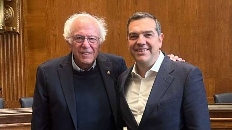 Ο Τσίπρας συνάντησε τον Μπέρνι Σάντερς: Τι είπαν για Τραμπ, ολιγάρχες και άνοδο της ακροδεξιάς