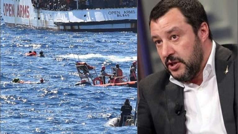 Μετανάστες του πλοίου Open Arms: Έξι χρόνια φυλακή για τον Σαλβίνι ζητούν οι Εισαγγελείς - &quot;Πάντα πρώτα τα ανθρώπινα δικαιώματα&quot;