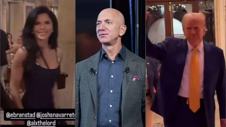 Άλλος ένας μεγιστάνας στην παρέα του Τραμπ: Δείπνο στο Μαρ-α-Λάγκο για τον Τζεφ Μπέζος και την αρραβωνιαστικιά του