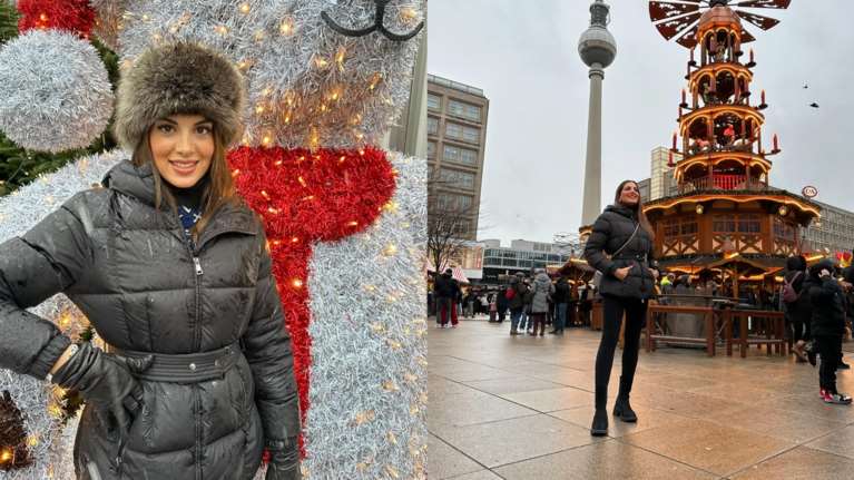 Σταματίνα Τσιμτσιλή: Χριστούγεννα με την οικογένειά της στο γιορτινό Βερολίνο [Εικόνες]
