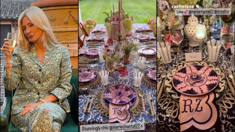 Μαρί Σαντάλ: Summer party στο σπίτι της στο Σαουθάμπτον: Με κοκτέιλ, σαλάτα με αστακό, μοσχαρίσιο φιλέτο και κομψό art de la table