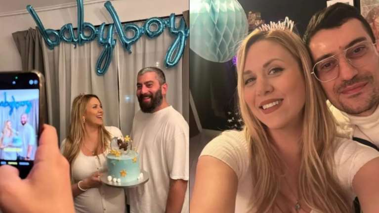 Φωτεινή Πετρογιάννη: Φωτογραφίες από το baby shower - Μαζί της και ο Αργύρης Πανταζάρας