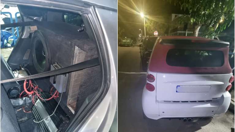 Άνω Λιόσια: Eίχε γεμίσει με ηχεία το αυτοκίνητό του και προκαλούσε ηχητικό... χάος - Του πέρασαν χειροπέδες [εικόνες]