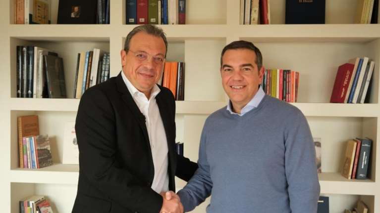 Συνάντηση Φάμελλου με τον Αλέξη Τσίπρα στο γραφείο του πρώην πρωθυπουργού στην Αμαλίας [εικόνες]