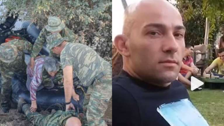 Κακοκαιρία Daniel: Αυτός είναι ο ήρωας πεζοναύτης που έκανε το σώμα του γέφυρα για ηλικιωμένους πλημμυροπαθείς [Βίντεο]