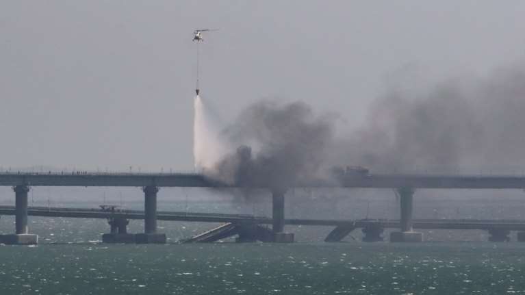 Ρωσία: Αποκαταστάθηκε η λειτουργία του οδικού τμήματος της γέφυρας της Κριμαίας