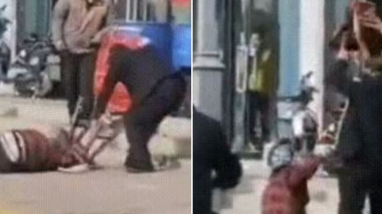 Κίνα: Σοκ με τον άνδρα που χτυπάει μέχρι θανάτου τη σύζυγό του στην άκρη του δρόμου [βίντεο]