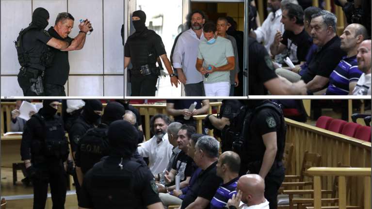 Δίκη Χρυσής Αυγής: Αναβολή ζητά ο Μιχαλολιάκος - Επικαλείται... οπτικές και ακουστικές ψευδαισθήσεις [εικόνες]