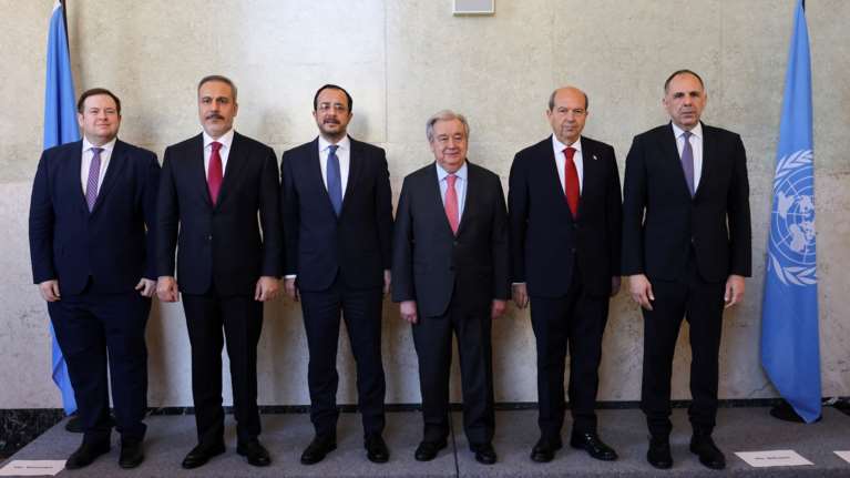 Γενεύη: Ολοκληρώθηκε η άτυπη πενταμερής για το Κυπριακό - Νέα συνάντηση τέλος Ιουλίου