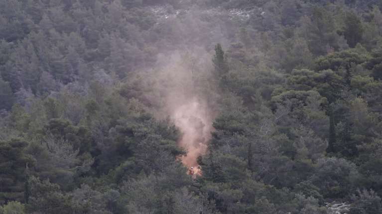 Φωτιά στο Μαυροβούνι Λακωνίας - Καίγεται δασική έκταση, σηκώθηκαν εναέρια μέσα