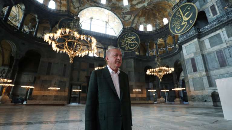 Ερντογάν για Αγιά Σοφιά: Την κάναμε τζαμί λόγω του Μωάμεθ του Πορθητή