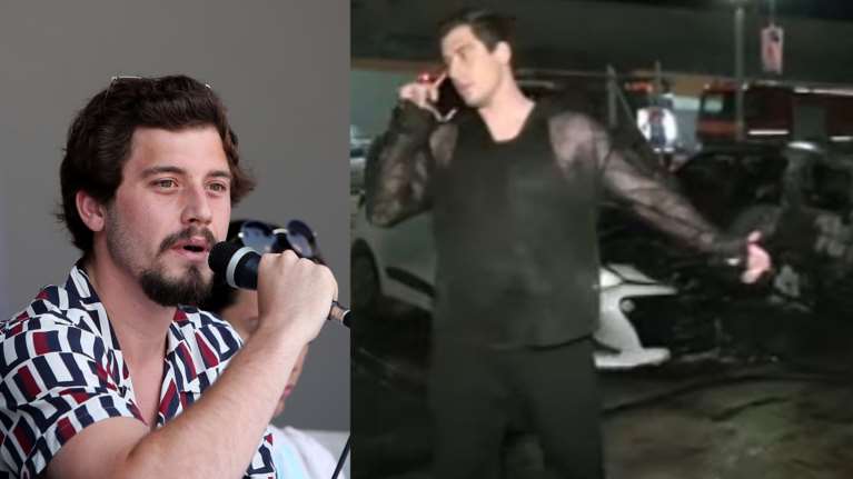 Γαλάτσι: Φωτιά σε ΙΧ στα Ολυμπιακά Ακίνητα - Κάηκε το αυτοκίνητο το ηθοποιού Γιώργου Αμούτζα [Βίντεο]