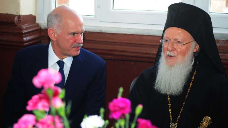 Επικοινωνία Γιώργου Παπανδρέου με τον Πατριάρχη Βαρθολομαίο για την απώλεια του Νίκου Μαγγίνα