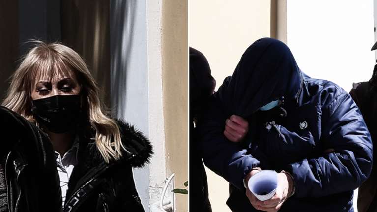 Ριφιφί στις θυρίδες: Στον ανακριτή ο Γκουρούσης - Μαζί του και η Τέτα Καμπουρέλη [Εικόνες]