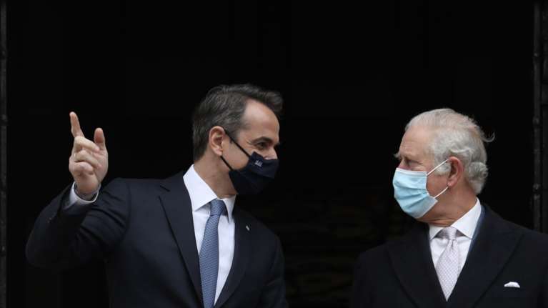Συνάντηση Μητσοτάκη με τον πρίγκιπα Κάρολο: Όσα συζήτησαν στο Μέγαρο Μαξίμου