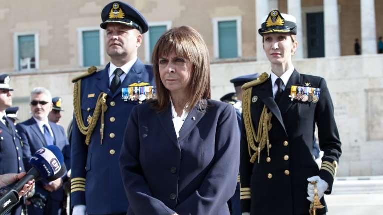 Σακελλαροπούλου για την ημέρα των Ενόπλων Δυνάμεων: Τιμάμε όσους δεν υπέκυψαν, όσο ισχυρός κι αν ήταν ο εχθρός