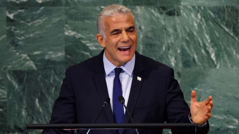 ΟΗΕ: Ο πρωθυπουργός του Ισραήλ Γιαΐρ Λαπίντ μιλά για την αυτιστική του κόρη - &quot;Δεν μιλάει&quot; [βίντεο]