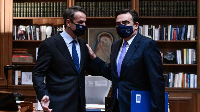 Συνάντηση Μητσοτάκη - Σχοινά για την ενεργειακή κρίση και τα μέτρα για την προστασία των ευάλωτων