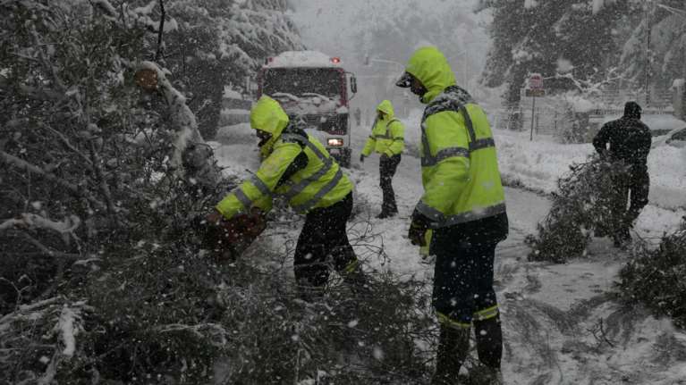 Κακοκαιρία &quot;Μήδεια&quot;: Σε κατάσταση έκτακτης ανάγκης ο Δήμος Διονύσου με εντολή Χαρδαλιά
