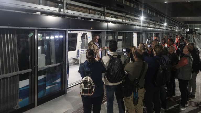 Μετρό Θεσσαλονίκης: Πραγματοποιήθηκε το πρώτο δοκιμαστικό δρομολόγιο με επιβάτες [εικόνες - βίντεο]