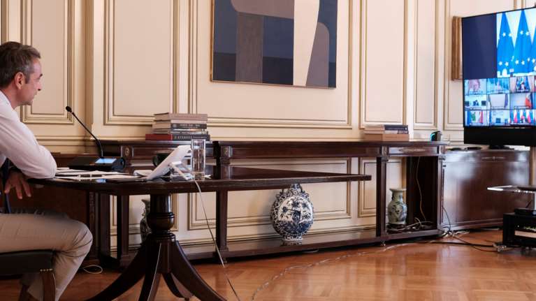 Μητσοτάκης στην ΕΕ: Όχι διάλογος με την Τουρκία όσο υπάρχει ένταση στη θάλασσα, την ξηρά και τον αέρα