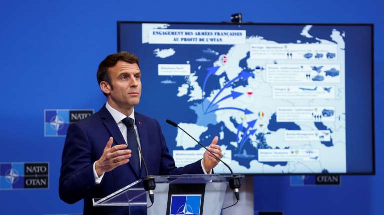 Σύνοδος ΝΑΤΟ: Ο χάρτης του Μακρόν έδειξε πόσο σημαντική είναι η Γαλλία για τη συμμαχία