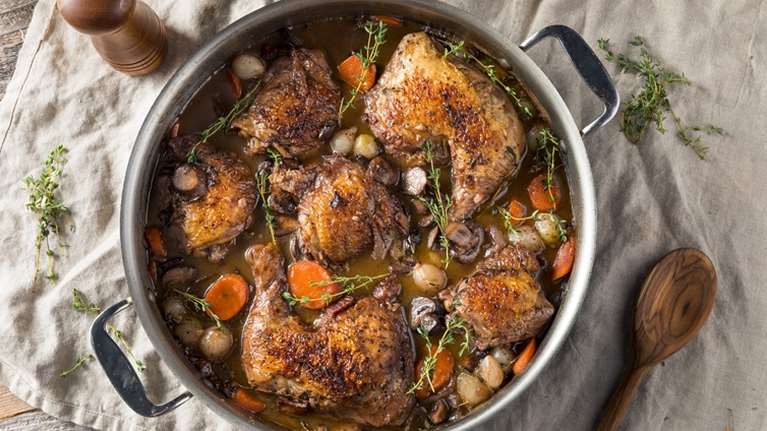 Καλάθι του νοικοκυριού α λα γαλλικά και ο δείκτης... coq au vin - Προσπάθεια να συγκρατηθούν οι τιμές που έχουν ξεφύγει